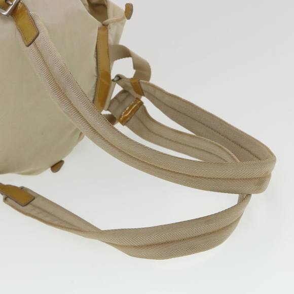 PRADA Backpack Nylon Beige Auth 38500 - Picture 6 of 16